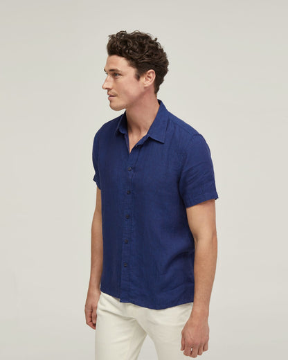 Leyton Pure Linen Short Sleeve Shirt