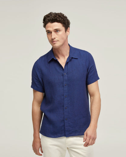 Leyton Pure Linen Short Sleeve Shirt