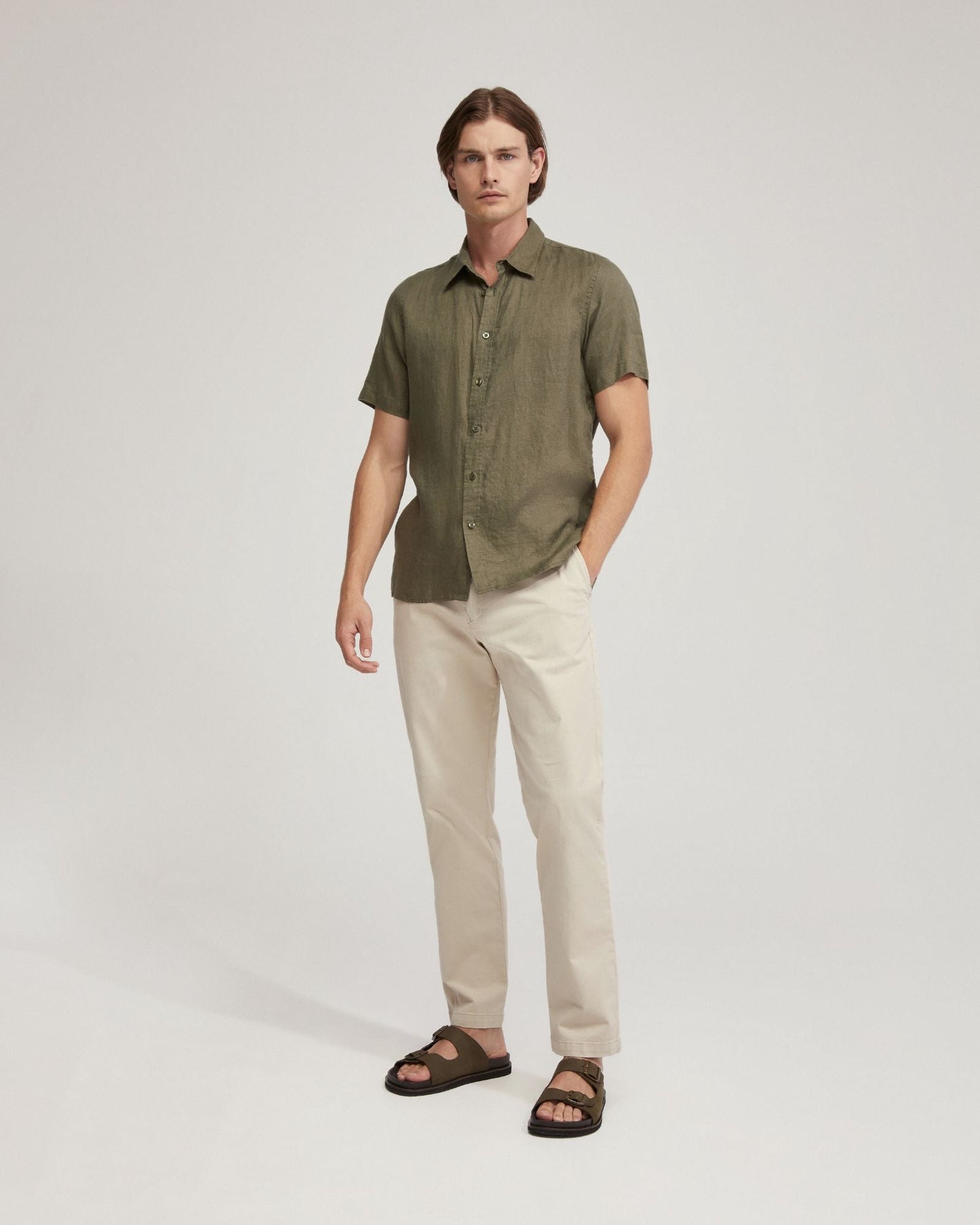 Leyton Pure Linen Short Sleeve Shirt