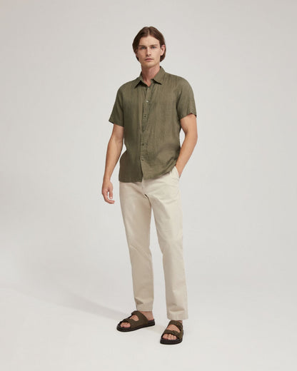 Leyton Pure Linen Short Sleeve Shirt
