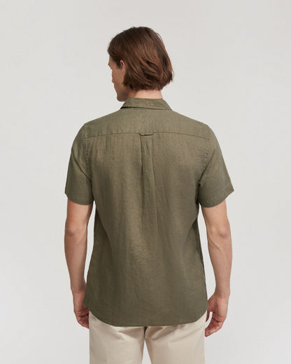 Leyton Pure Linen Short Sleeve Shirt