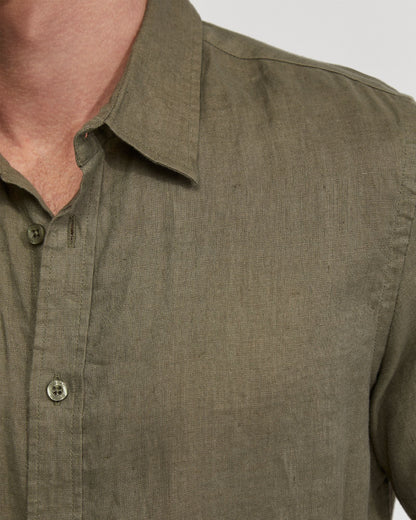 Leyton Pure Linen Short Sleeve Shirt