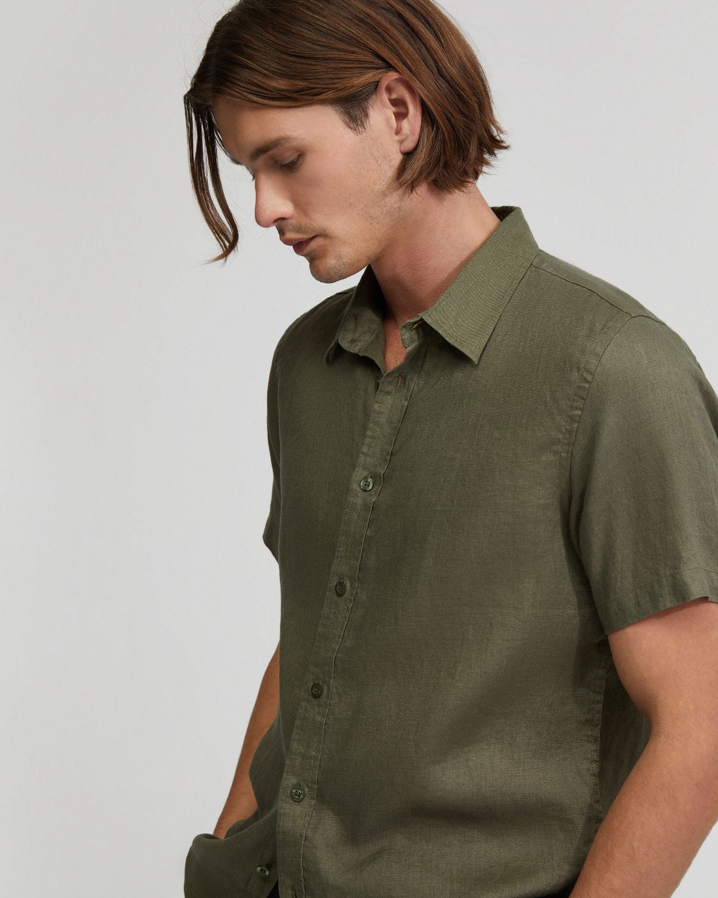 Leyton Pure Linen Short Sleeve Shirt