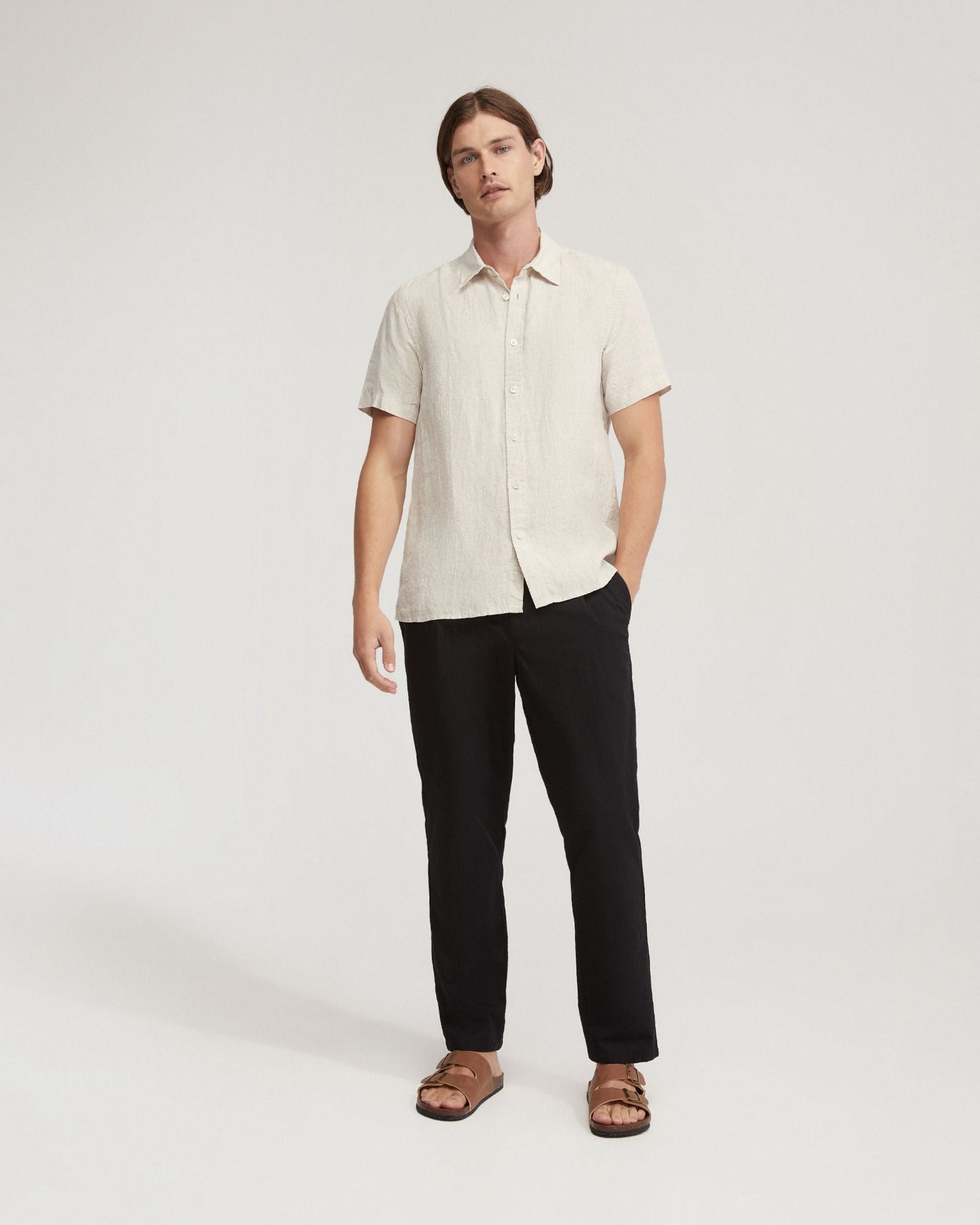 Leyton Pure Linen Short Sleeve Shirt
