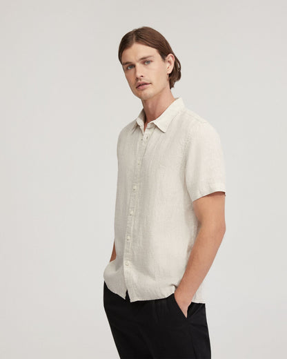 Leyton Pure Linen Short Sleeve Shirt