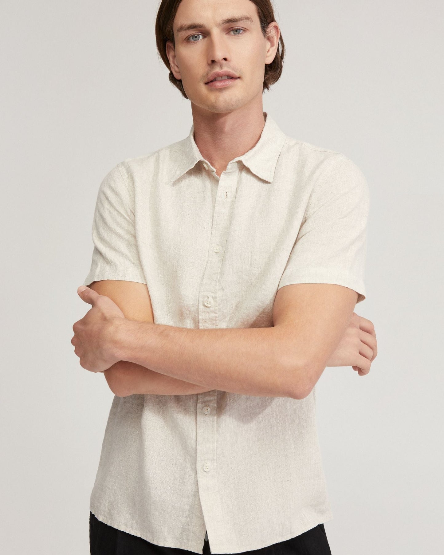 Leyton Pure Linen Short Sleeve Shirt