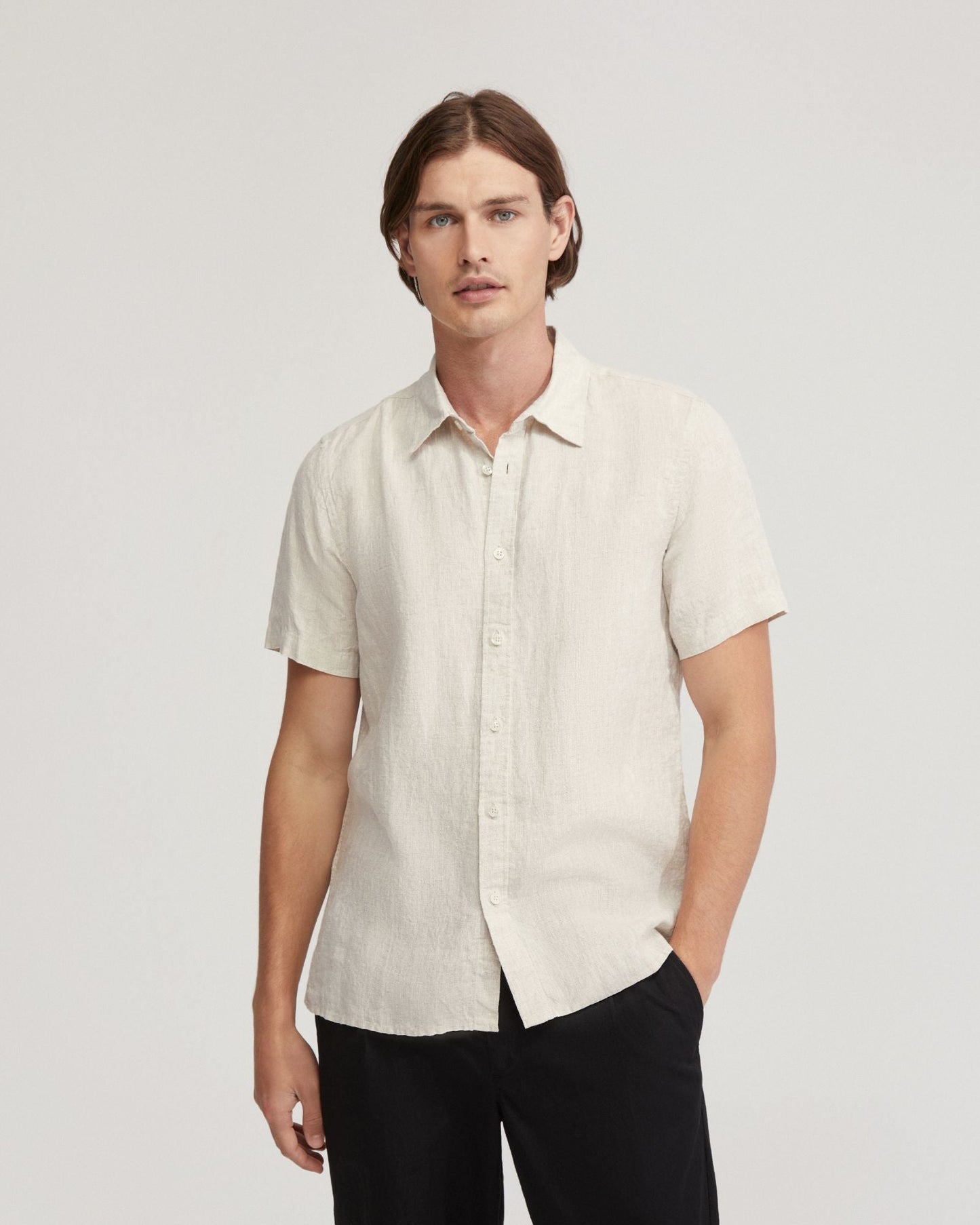Leyton Pure Linen Short Sleeve Shirt