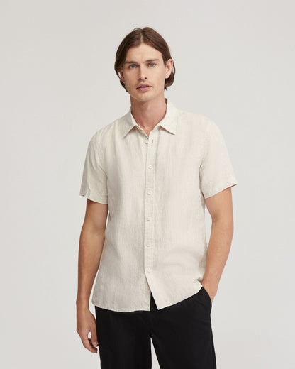 Leyton Pure Linen Short Sleeve Shirt