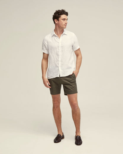 Leyton Pure Linen Short Sleeve Shirt