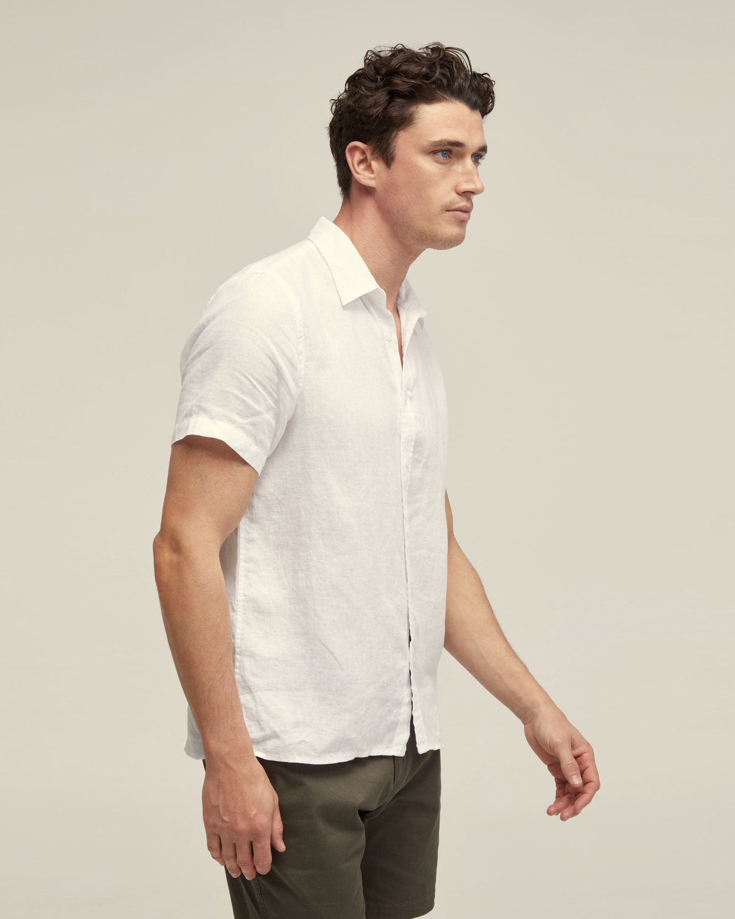 Leyton Pure Linen Short Sleeve Shirt