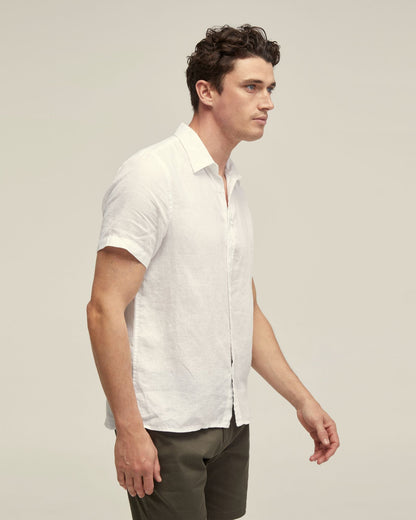 Leyton Pure Linen Short Sleeve Shirt