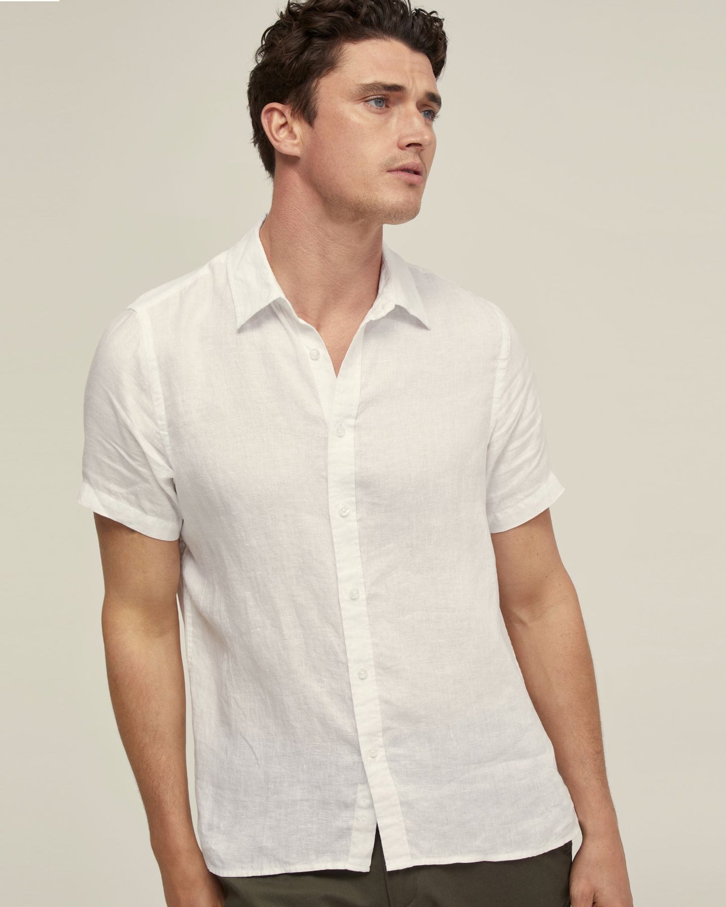 Leyton Pure Linen Short Sleeve Shirt