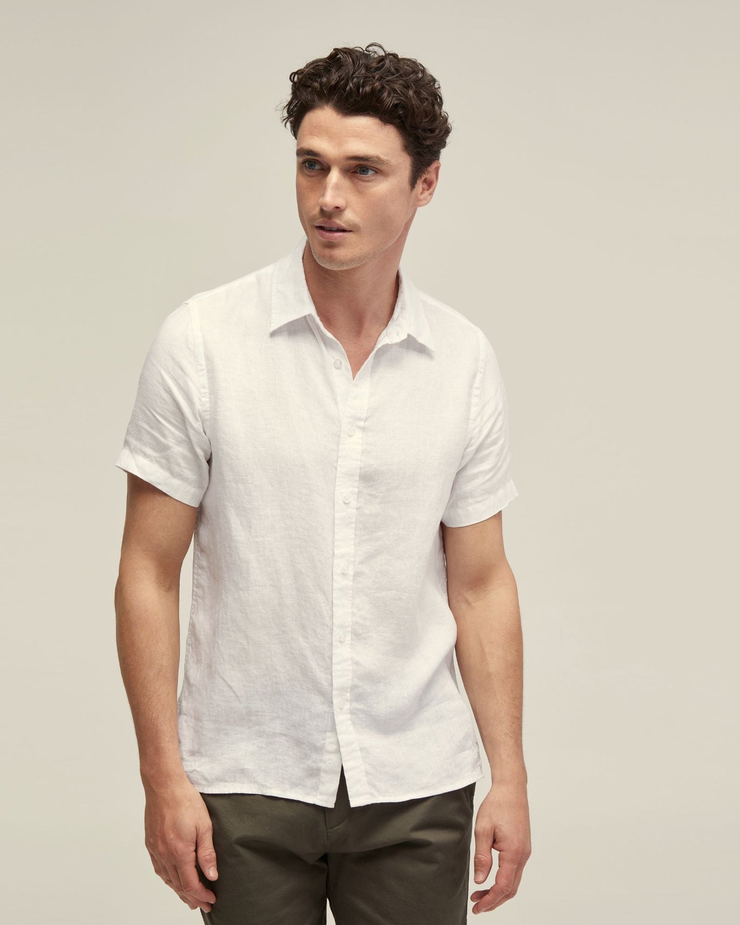 Leyton Pure Linen Short Sleeve Shirt