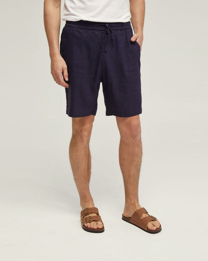 Rufus Linen Pull On Shorts