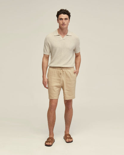 Rufus Linen Pull On Shorts