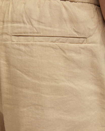 Rufus Linen Pull On Shorts