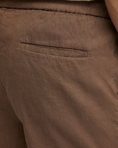 Rufus Linen Pull On Shorts