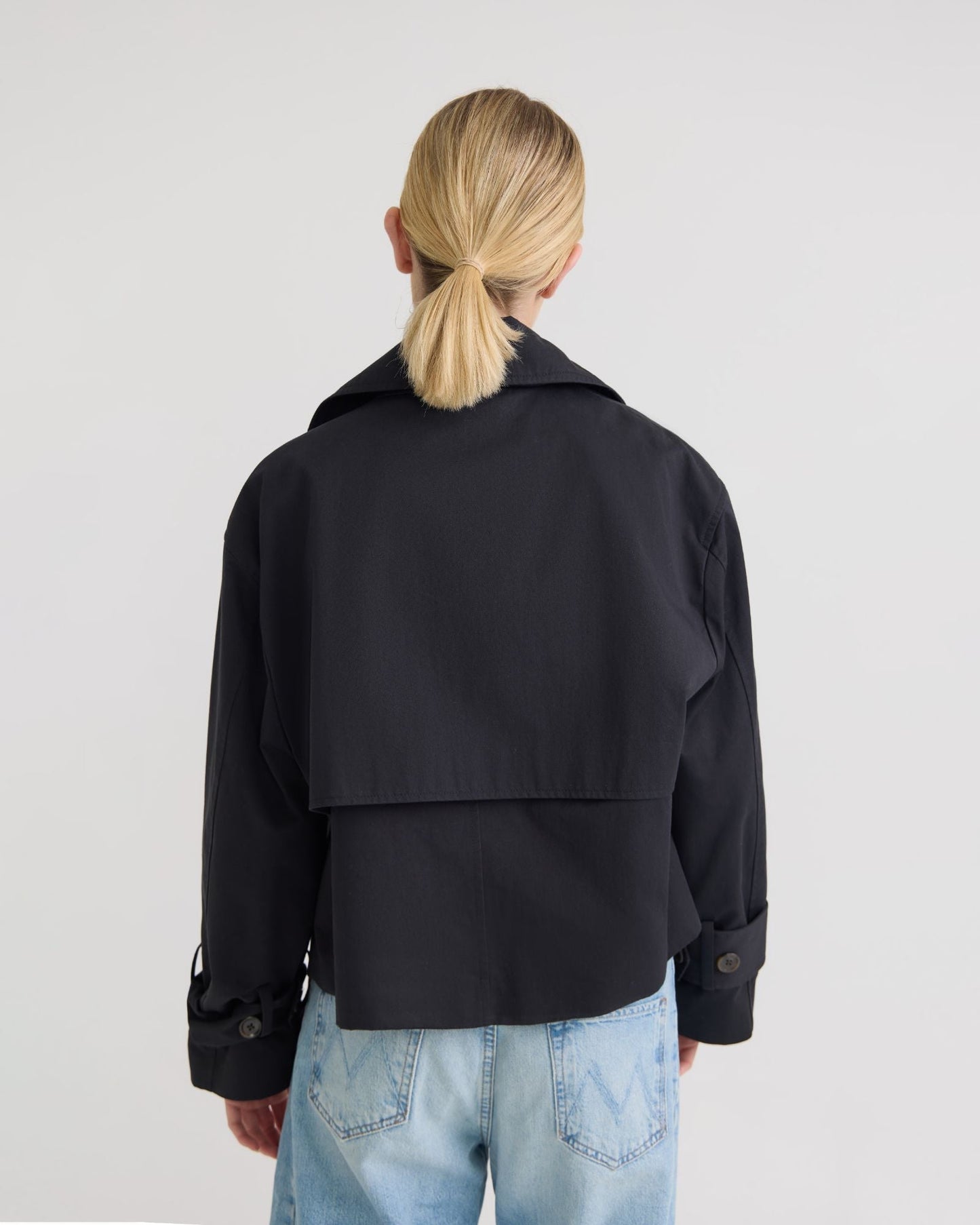 Griffin Crop Trench Jacket