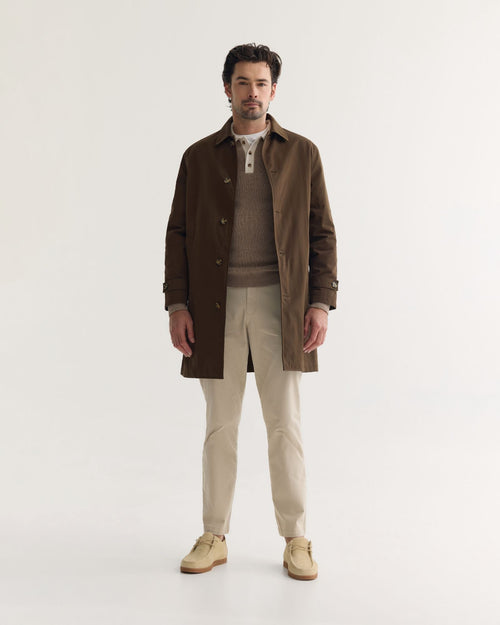 Jay Cotton Twill Trench Coat