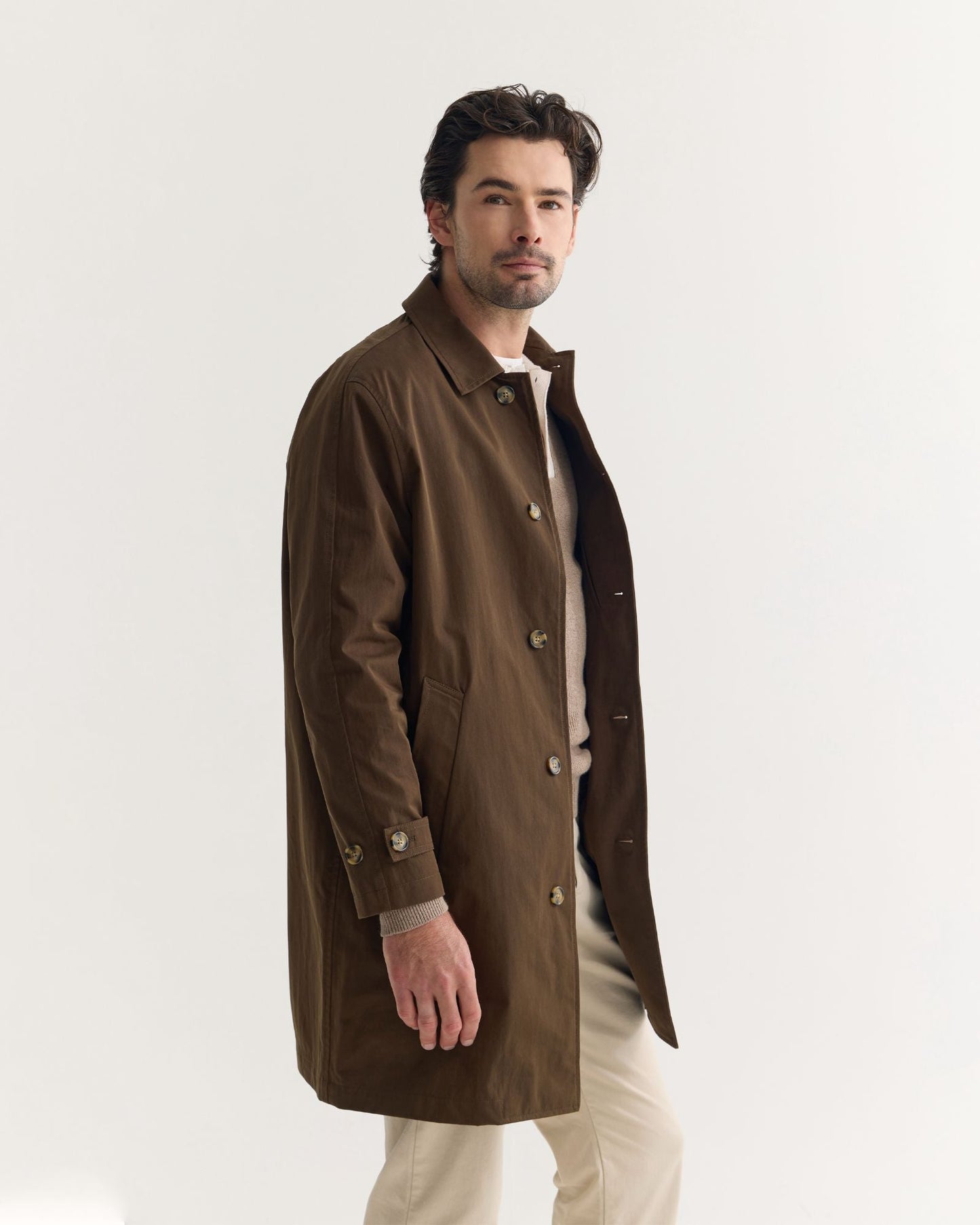 Jay Cotton Twill Trench Coat