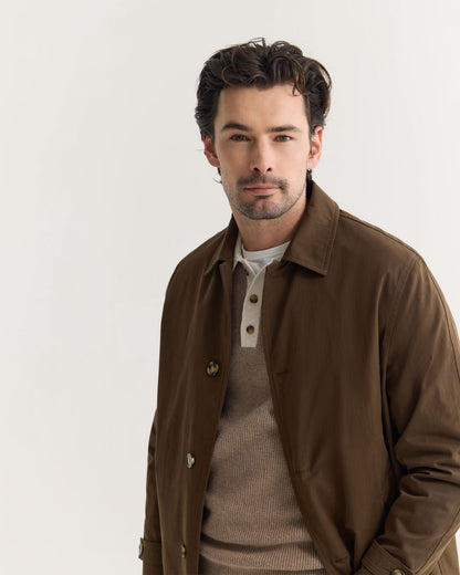 Jay Cotton Twill Trench Coat