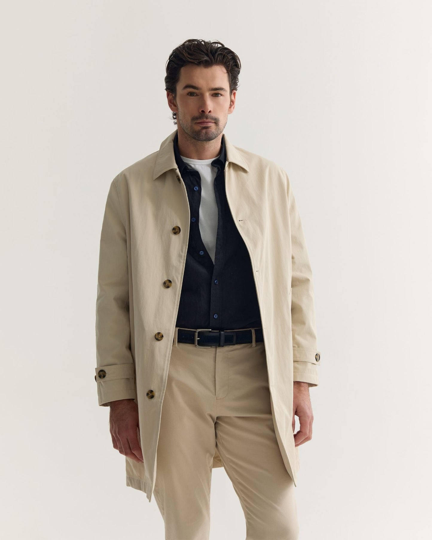 Jay Cotton Twill Trench Coat
