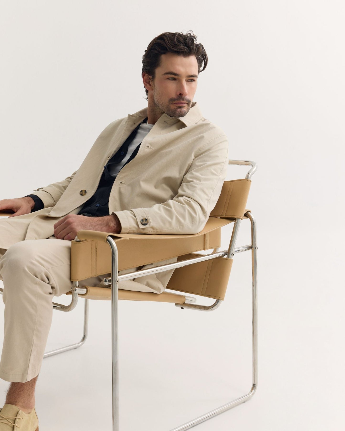 Jay Cotton Twill Trench Coat