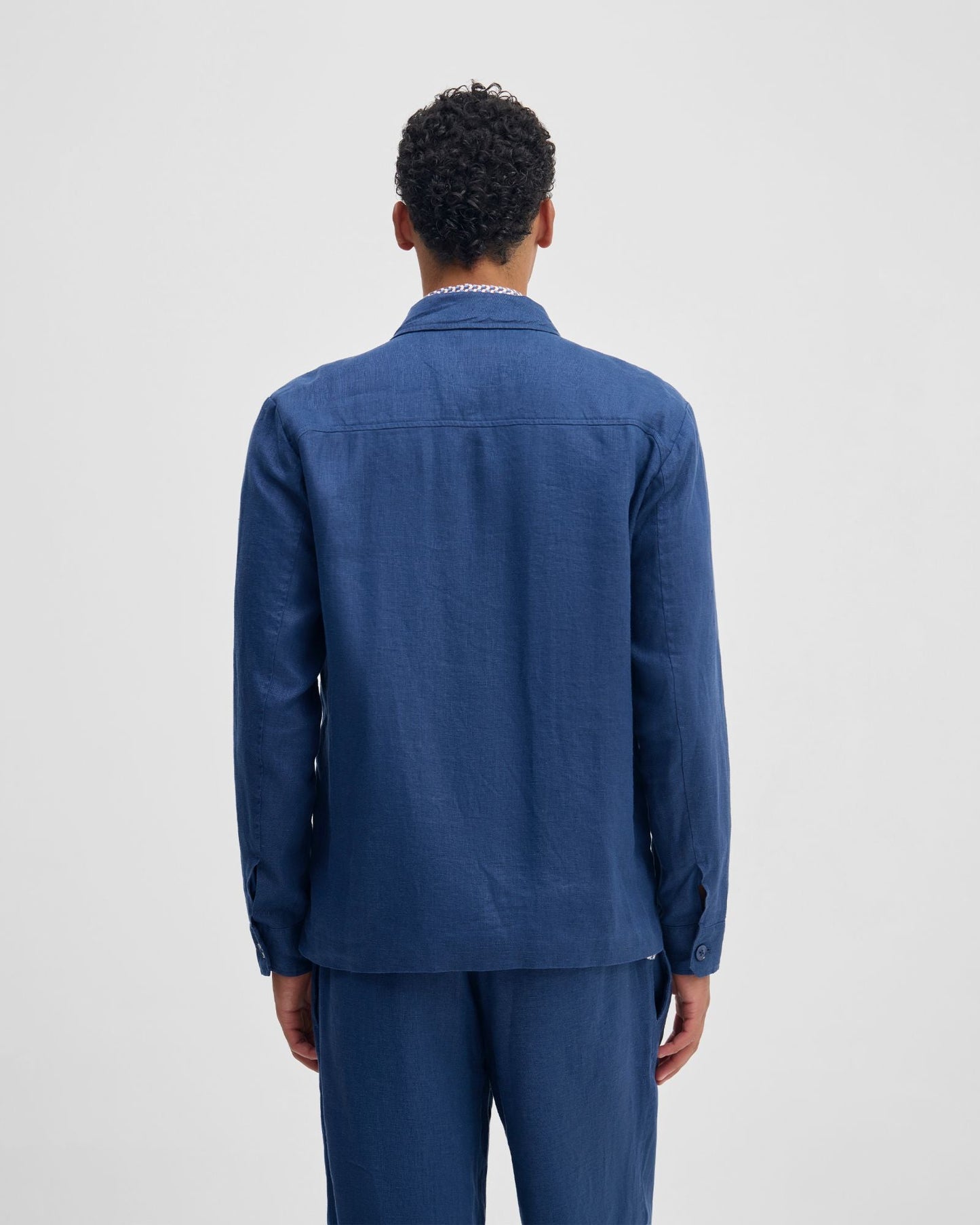 Adem Linen Zip Bomber