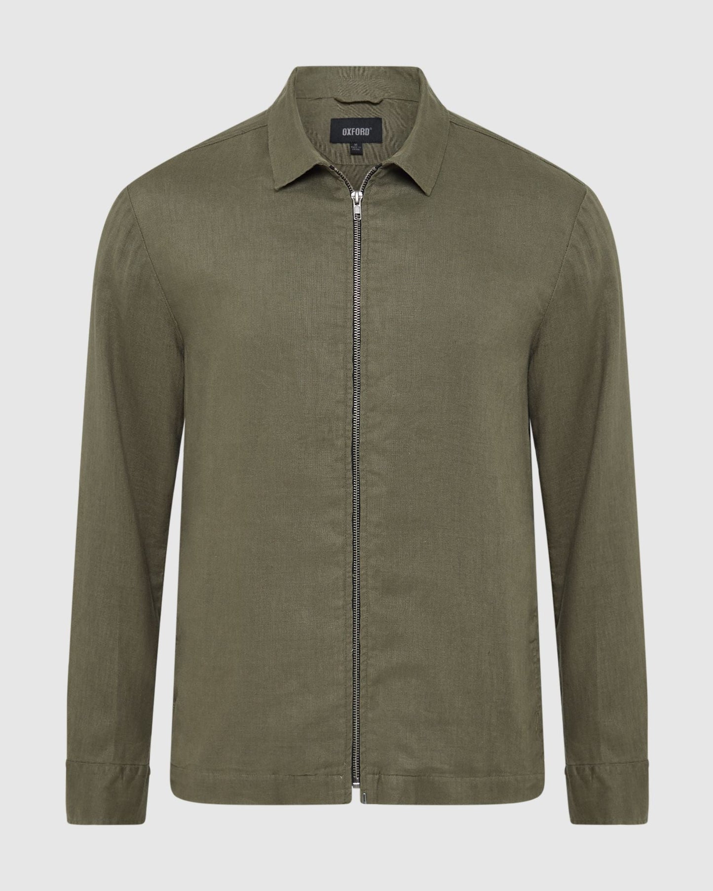Adem Linen Zip Bomber