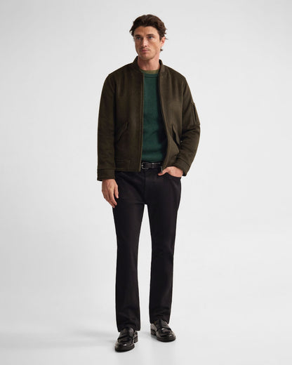 Hamish Wool Blend Bomber Jacket