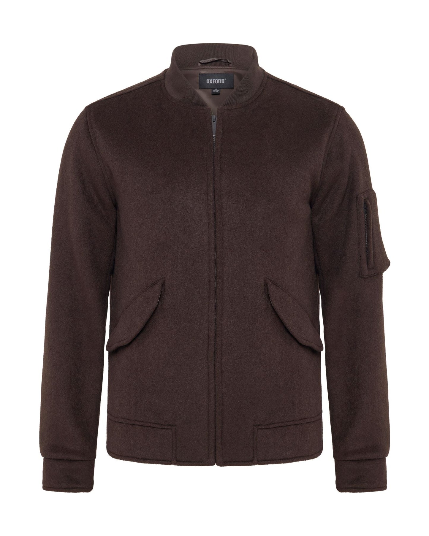 Hamish Wool Blend Bomber Jacket