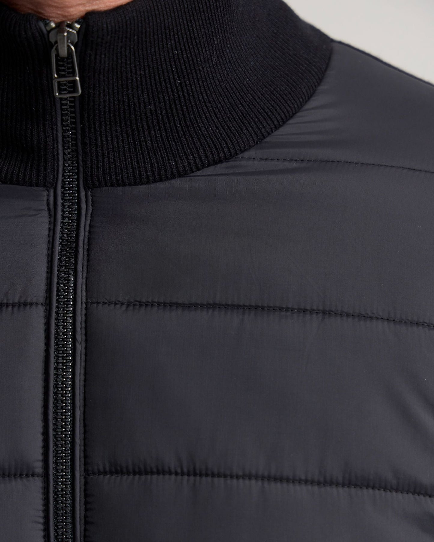 Lorenzo Knit Sleeve Puffer Jacket