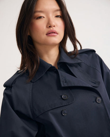 Annalise Crop Trench Jacket