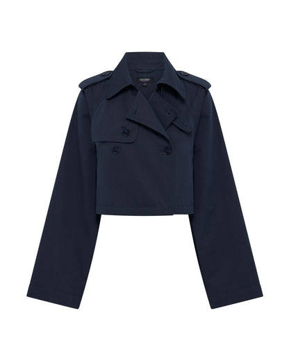 Annalise Crop Trench Jacket