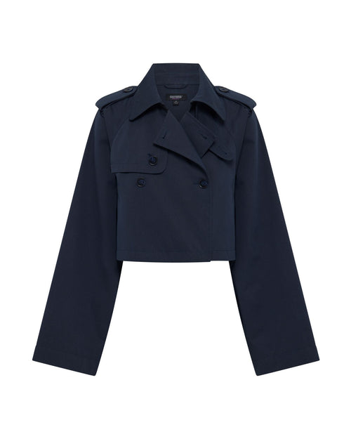 Annalise Crop Trench Jacket