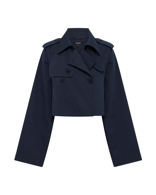 Annalise Crop Trench Jacket