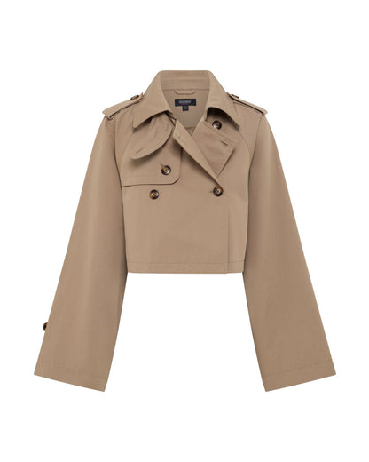 Annalise Crop Trench Jacket