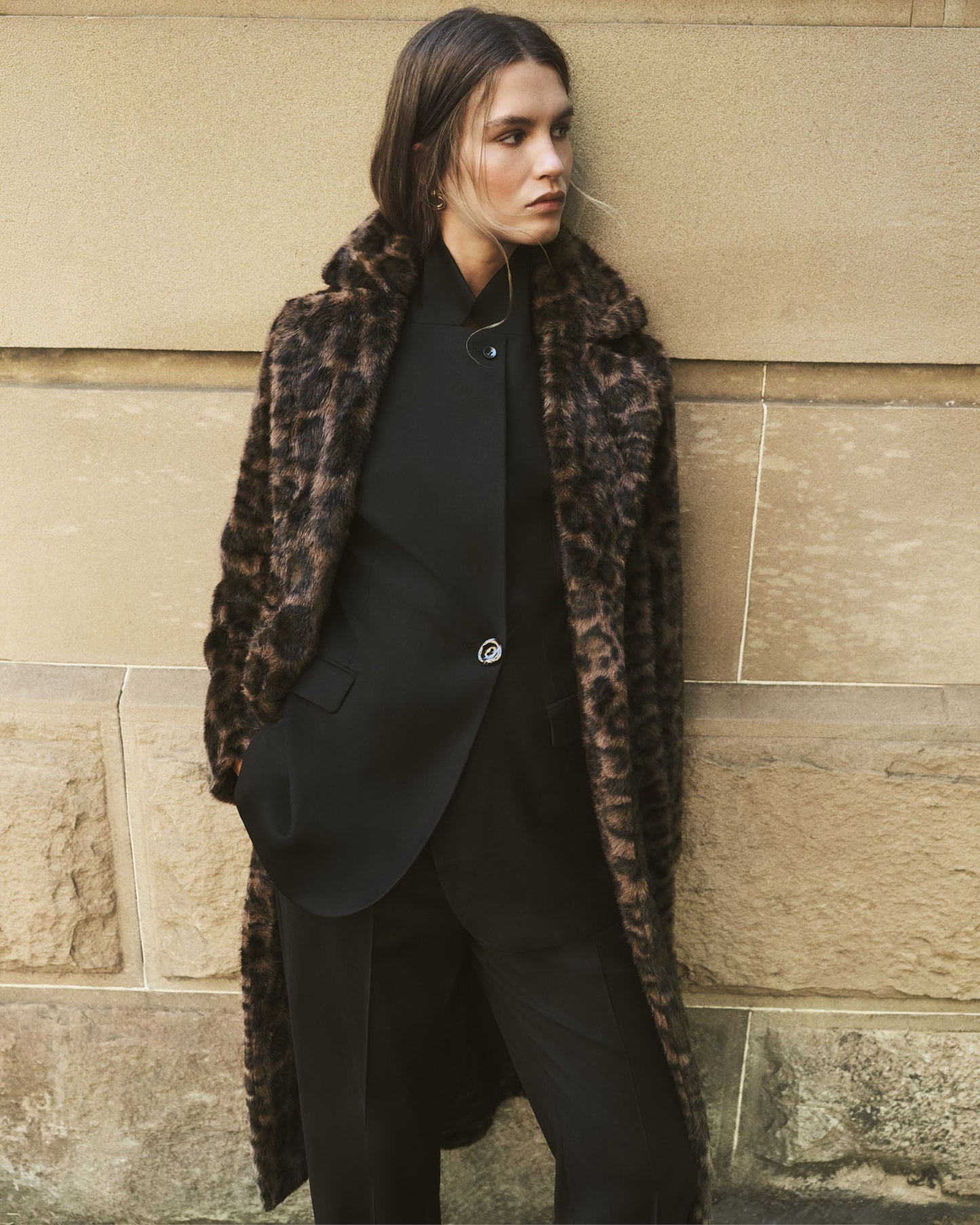 Saskia Faux Fur Coat