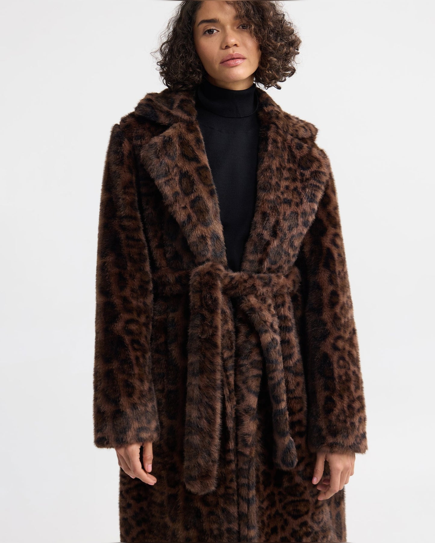 Saskia Faux Fur Coat