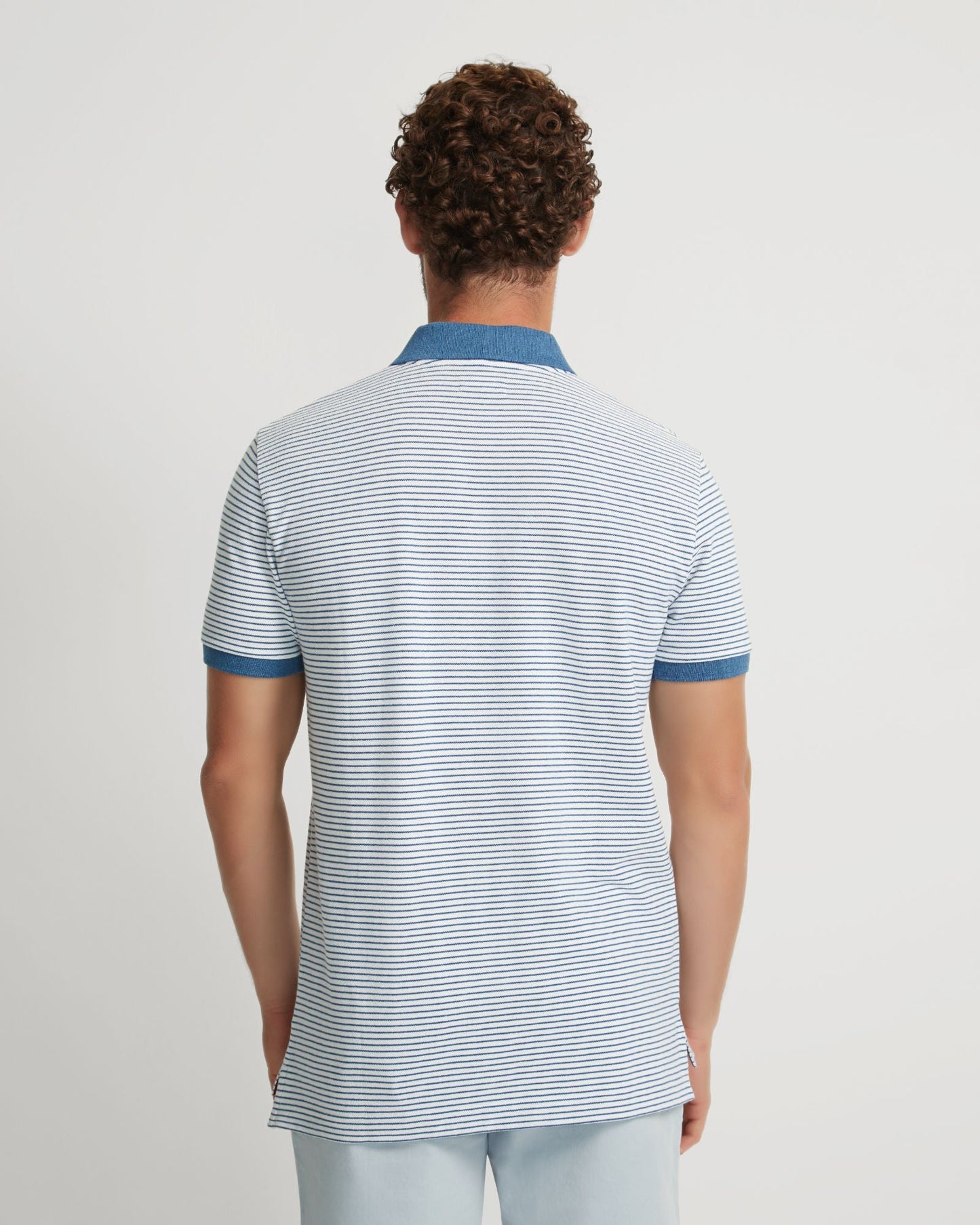 Mack Striped Organic Cotton Polo