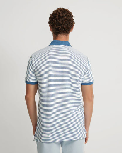 Mack Striped Organic Cotton Polo
