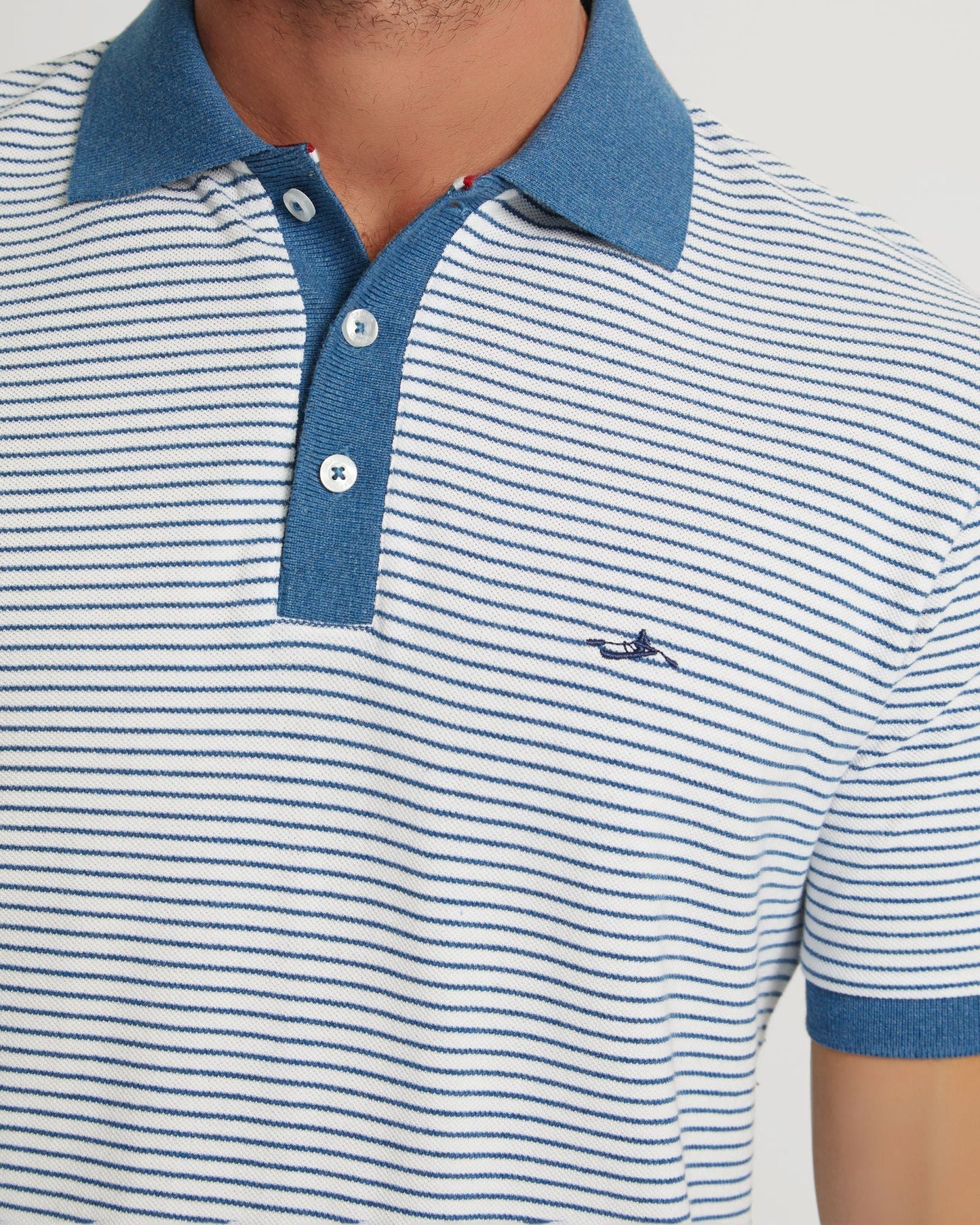 Mack Striped Organic Cotton Polo