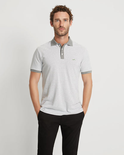 Mack Striped Organic Cotton Polo