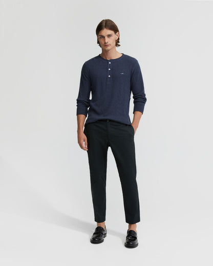 Henry Organic Cotton Waffle Long Sleeve Tee