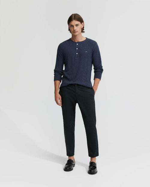 Henry Organic Cotton Waffle Long Sleeve Tee