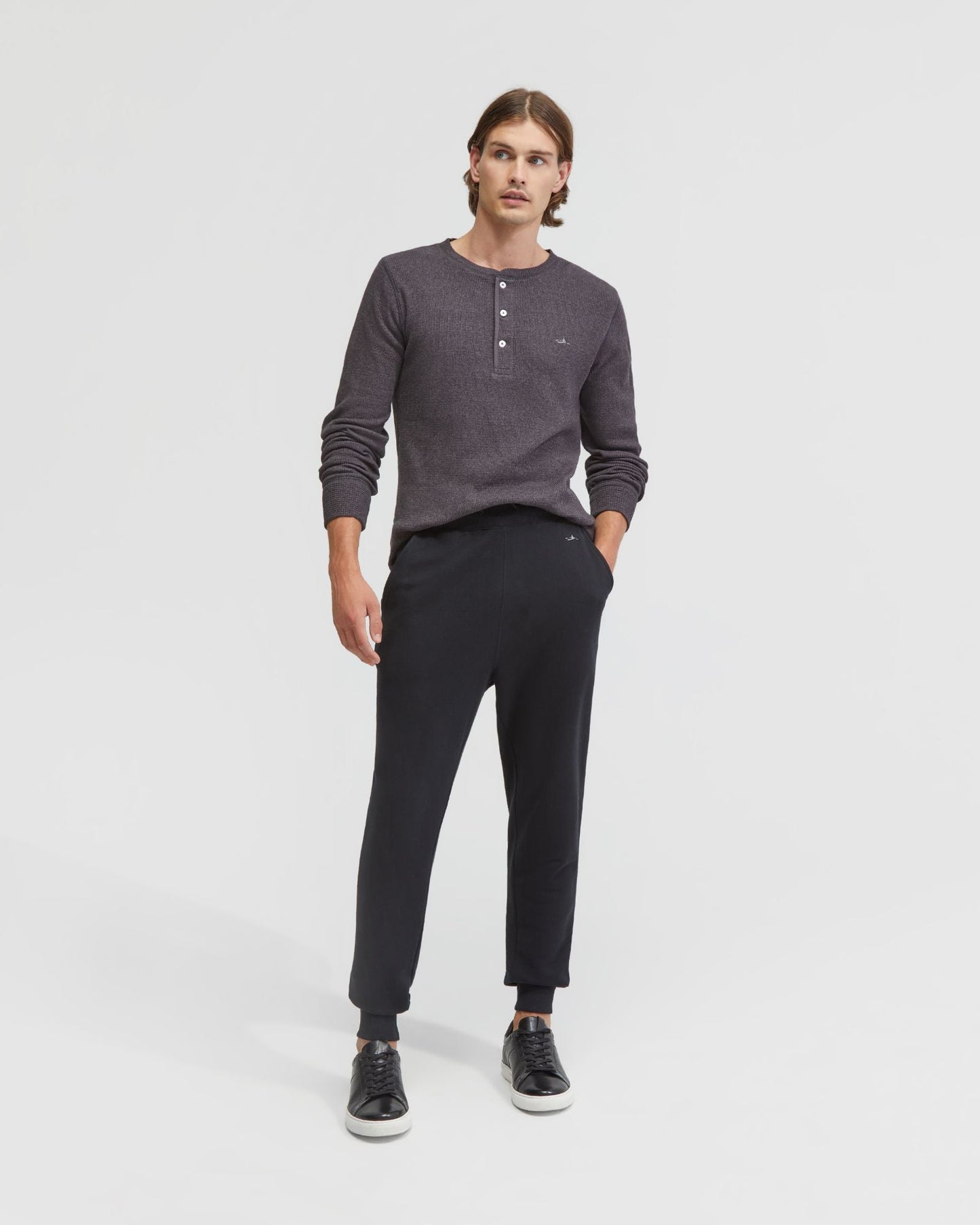 Henry Organic Cotton Waffle Long Sleeve Tee