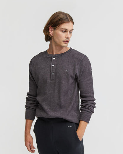 Henry Organic Cotton Waffle Long Sleeve Tee