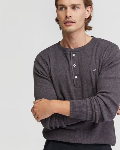 Henry Organic Cotton Waffle Long Sleeve Tee