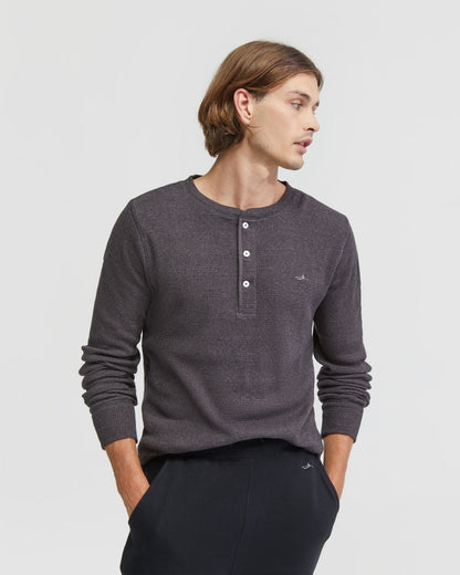 Henry Organic Cotton Waffle Long Sleeve Tee