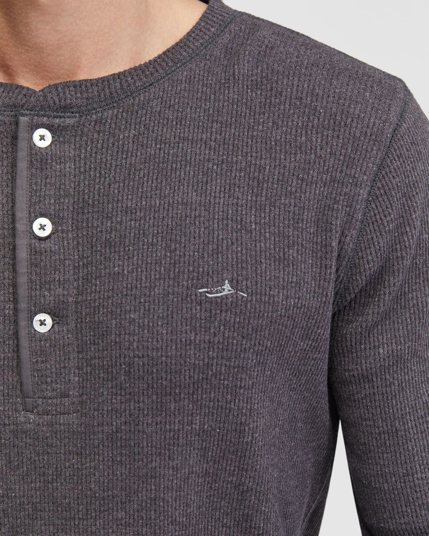 Henry Organic Cotton Waffle Long Sleeve Tee